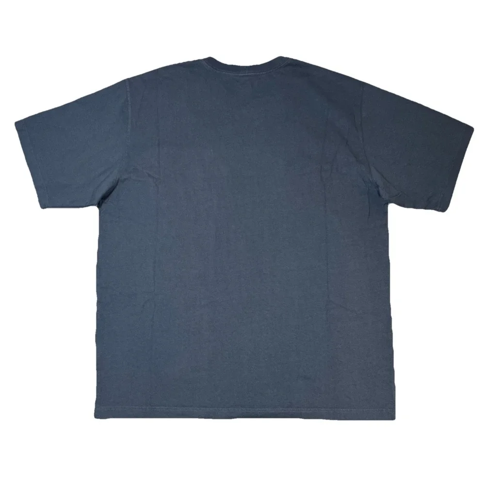 Carhartt K87‎ Mens T-Shirt XL Loose Fit Pocket Short Sleeve Heather Bluestone